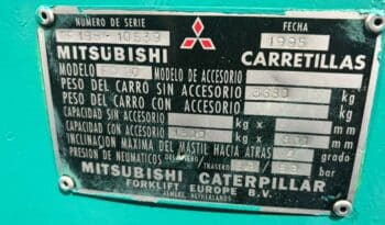Carretilla Diésel Mitsubishi FD20 Matriculada lleno