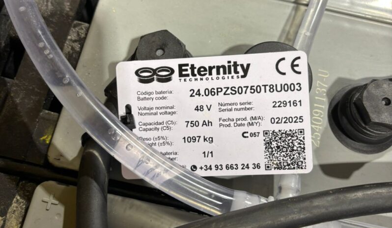 Carretilla elevadora eléctrica 3 ruedas HYSTER 2000 Kg lleno