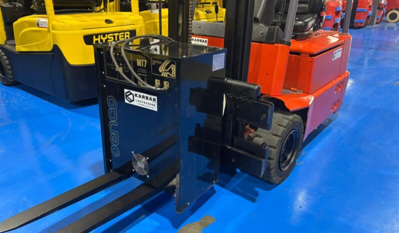 Carretilla Eléctrica 3 Ruedas LINDE E15 1500Kg Mástil Doble lleno