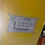 Placa de capacidad de carga de carretilla retráctil Hyster